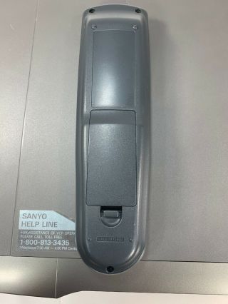 Sanyo VWM - 380 4 - Head VHS VCR Player Recorder w/ Remote Without Box 6