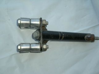 Old school vintage bmx double clamp stem early 80 ' s 1 inch clamps 7