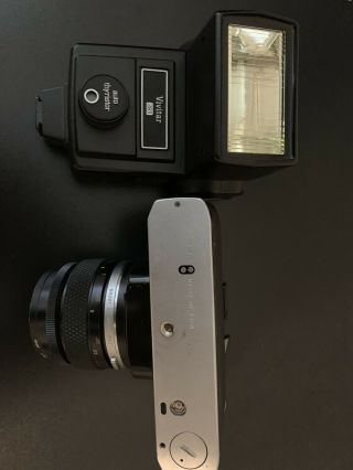 Olympus OM - 10 w/ Lens and Flash 4