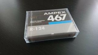 Ampex 467 Dat R - 124 (vintage) Digital Audio Tape Cassette