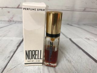 Vintage Norell Perfume Eau De Cologne Spray.  4 Oz Travel Mini 60 Full