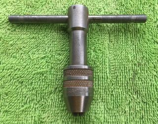 Vintage Craftsman No.  4066 Tap Wrench With Sliding T Handle Made In U.  S.  A.