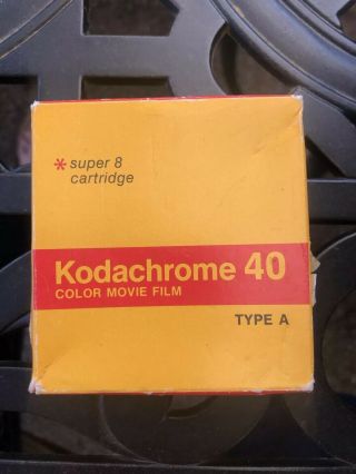 Kodak Kodachrome 8 Movie Film 40 Color Type A Cartridge 50 Ft Exp.  04/1980