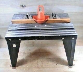 Vintage Craftsman Aluminum Router Table 18 " X 13 " X 11