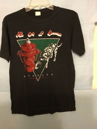 Vintage Rush Concert Tshirt 1983 European Tour