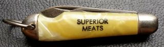 Vintage Superior Meats Imperial Folding Pocket Knife