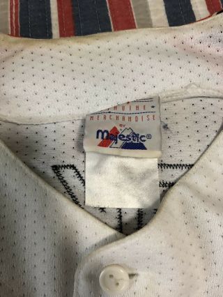 Vintage 1990 ' s Majestic CAL RIPKEN Jr BALTIMORE ORIOLES MLB Team Jersey XL 5