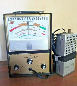 Vintage Peerless Industries Exhaust Gas Analyzer Emissions Tester Model 628