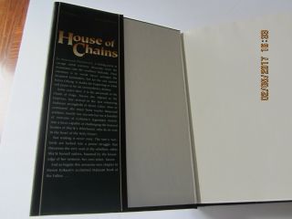 House of Chains by Steven Erikson 1st/1st 2006 HC/DJ 3