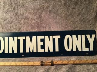 By Appointment Only Vintage Sign Double Sided Business 5