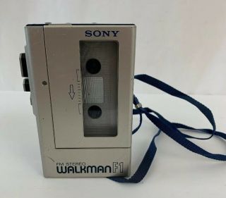 Sony Walkman F1 Vintage Wm - F1 Only - Powers On -