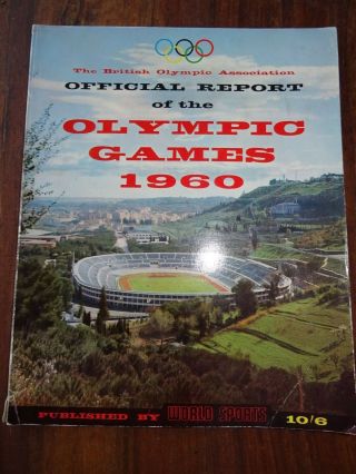 1960 Official Report Of The Rome Olympic Games 1960 Xviith Olympiad Olympics ^