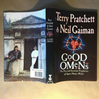 Good Omens by Neil Gaiman & Terry Pratchett (First UK Edition,  1990,  Hardcover) 2
