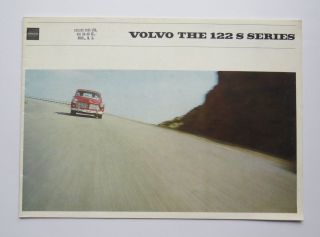 1966 Volvo 122 S Series Brochure Vintage