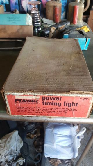 Vintage Sears Penske Timing Light Box