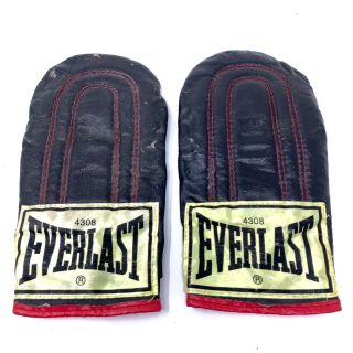 Vintage Everlast 4308 Weighted Sparring Gloves Speed Bag Training Made In Usa