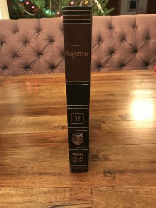 Augustine Volume 18 Britannica Great Books Of The Western World 1952