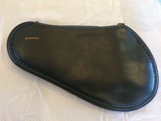 Browning Challenger Gun Rug Soft Gun Case Wool Interior Leatherette Vintage
