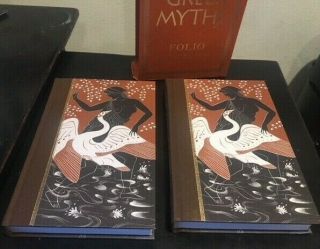 The Greek Myths By Robert Graves Folio Society Volume 1 & 2 Hardcovers