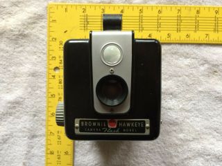 Vintage Old Antique Kodak Brownie Hawkeye Flash Model Camera