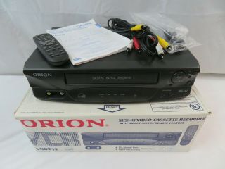Orion Vr0212 Vcr Vhs Player