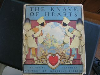 The Knave Of Hearts Louise Saunders Maxfield Parrish 1925 Book