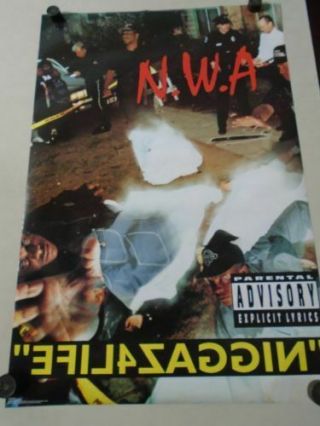 Nwa N.  W.  A.  Niggaz For Life Lp Cover Vintage 1991 Poster