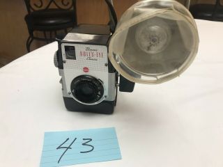 Kodak Brownie Bulls - Eye 620 Camera With Kodalite Midget Flasholder And Bulb