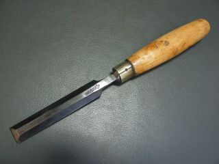 Bevel Edged Chisel 3/4 " Vintage Old Tool Boxwood Handle By W Marples & Sons