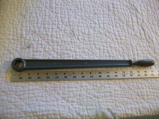 17 1/2 " Whitney 7/8 " Wrench No.  10 - 3 Came With Vintage Atlas 10 " Metal Lathe