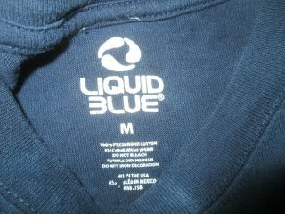 The Who Liquid Blue Vintage Men ' s Medium Tie Dye Long Live Rock Tee Shirt 3