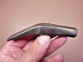 Vtg Small Unmarked Jewelers Silversmiths Metal Hammer Head 4 1/8 