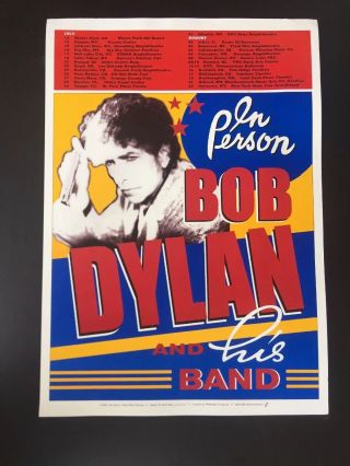 Bob Dylan And His Band Tour Concert Poster 2003 14 " X20 " Vintage