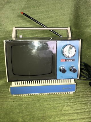 Vintage Sony Portable 5 Inch Television Solid State