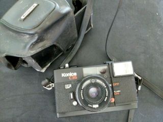 Konica C35 Ef Film Camera With Hexanon 38mm F2.  8 Lens From Japan