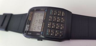 Vintage Casio Data Bank Calculator Watch Dbc - 62 Made In Japan