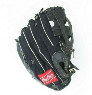 Vtg Black Rawlings Rbg117b Ozzie Smith Leather Baseball Rht 12 " Glove