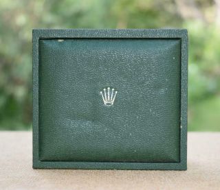 Vintage Rolex Ladies Green Watch Box Case