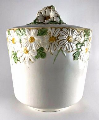 Vintage Metlox Poppytrail Cookie Jar Daisy Pattern Hard To Find Style