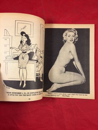 Vtg Oct 1956 Gaze Humorama Mag Bettie Page Diane Webber Bill Ward Girlie Pinups 5