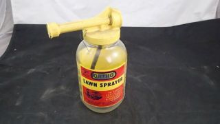 Lawn Garden Sprayer Ortho Metal Sprayer Glass Bottle Jar Vintage Great