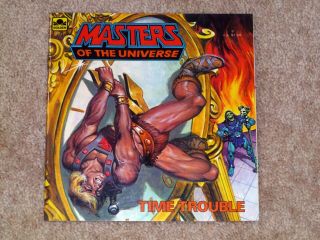 Masters Of The Universe - A Golden Book Vintage 1984 - Time Trouble - Vgc