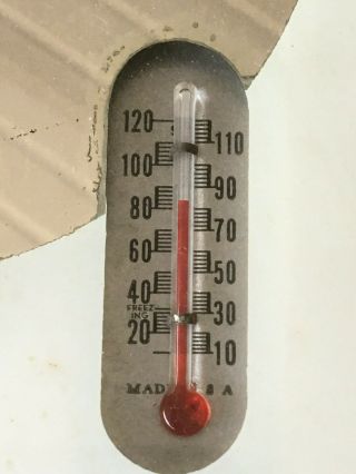 ZROSTLIK TRUCK LINE - Vintage Advertising Thermometer Mirror GARNER BRITT IOWA 5