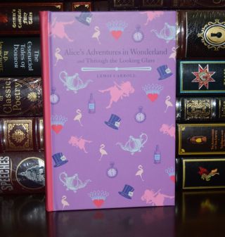 Alice In Wonderland & Looking Glass By Carroll Illustrated Hardcover Classic