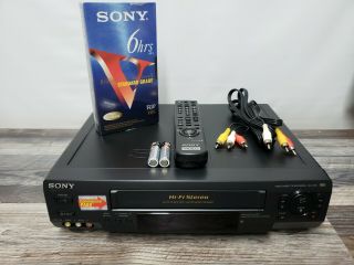Sony Slv - N50 Vhs Vcr Cleaned Great