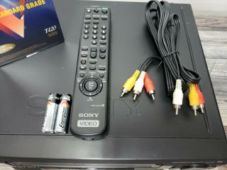 Sony SLV - N50 VHS VCR Cleaned Great 2