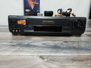 Sony SLV - N50 VHS VCR Cleaned Great 4