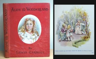 Alice In Wonderland Very Scarce 1st Edition Illustrated Alice Ross Lewis Carroll