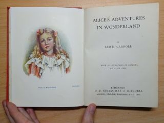Alice In Wonderland VERY SCARCE 1st Edition ILLUSTRATED Alice Ross Lewis Carroll 5