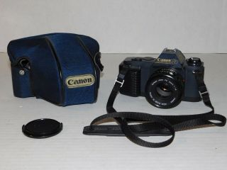 Canon T50 Slr 35mm Film Photo Camera Body With Fd 50mm 1:1.  8 Lens Made In Japan